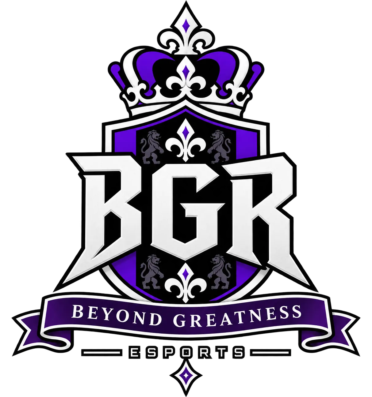 BGR crest with crown and shield